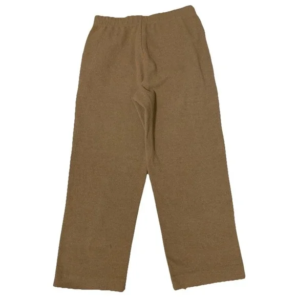 Vince Women's Tan Polyester Pants Size M Classic Straight Leg Trousers 0052 - Picture 3 of 5